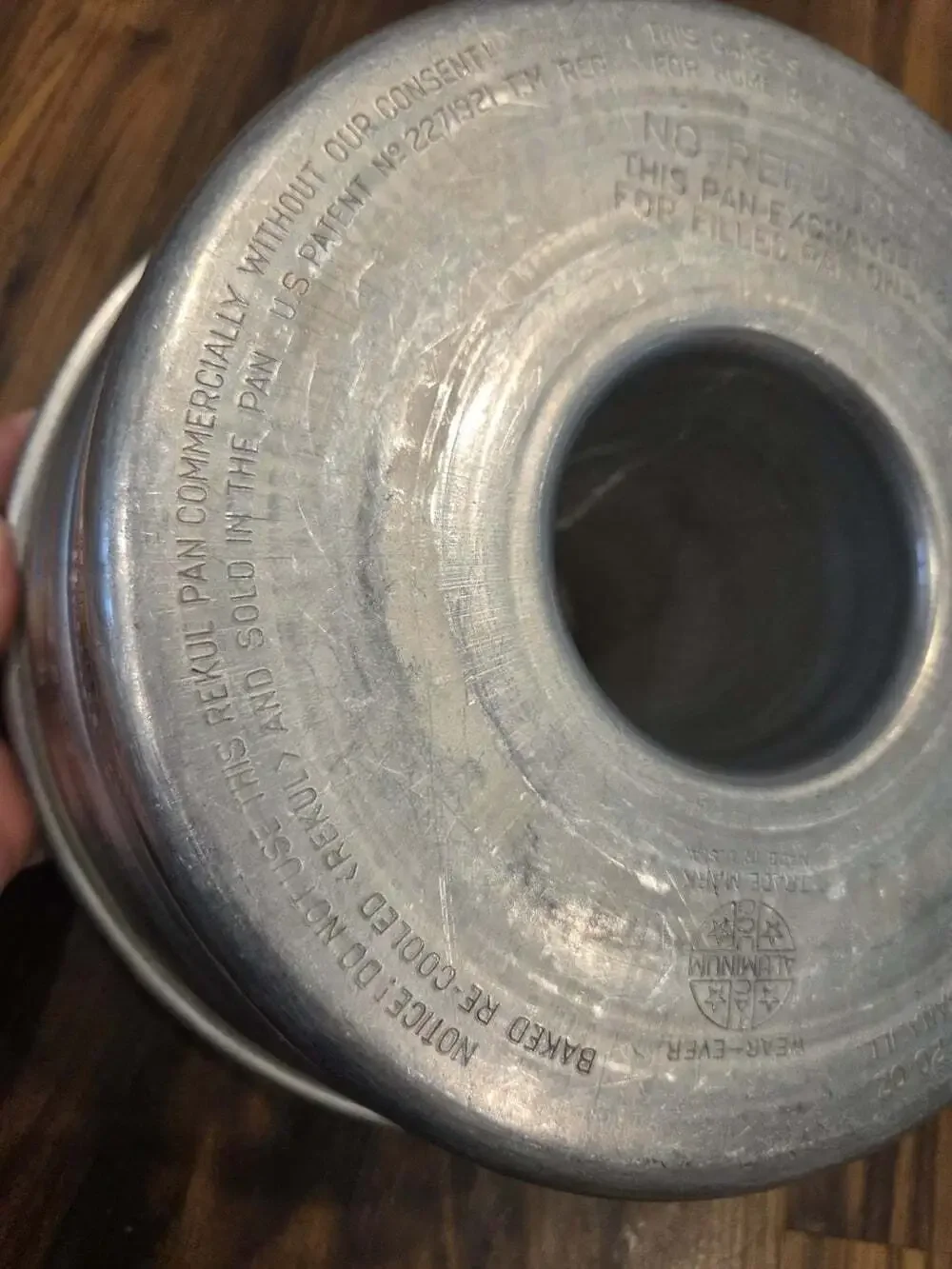 Wear Ever Re-Kul Pan-O-Cake Aluminum Angel Food Cake Pan Luker Cakes Urbana IL